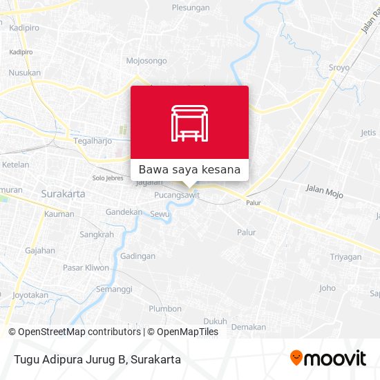 Peta Tugu Adipura Jurug B
