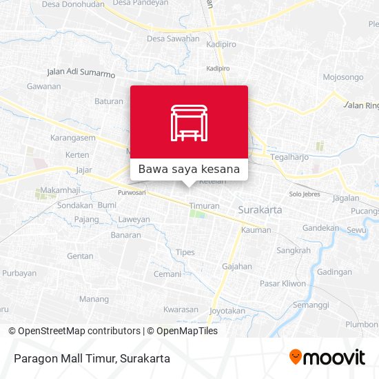 Peta Paragon Mall Timur