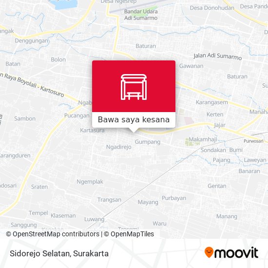 Peta Sidorejo Selatan