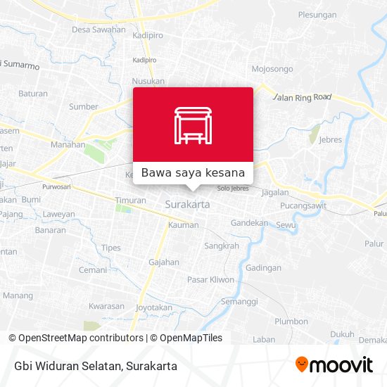 Peta Gbi Widuran Selatan