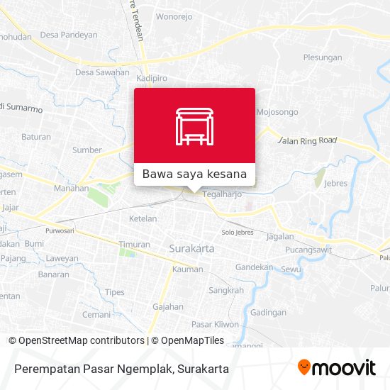 Peta Perempatan Pasar Ngemplak