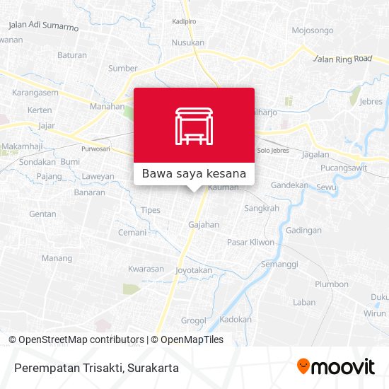 Peta Perempatan Trisakti