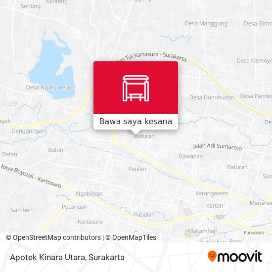 Peta Apotek Kinara Utara