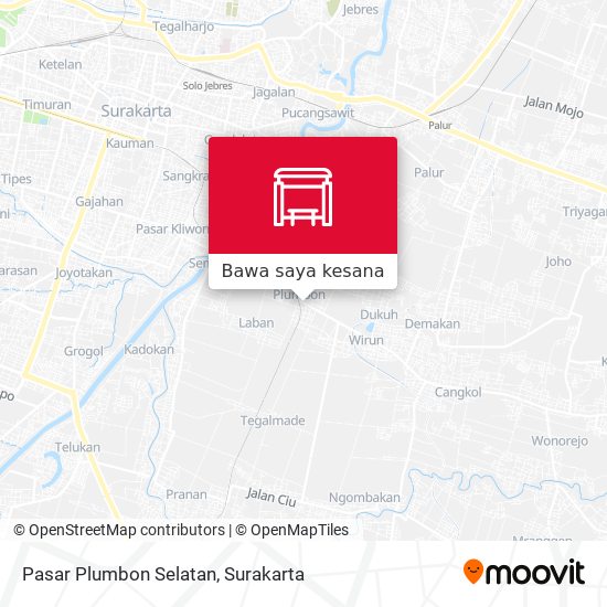 Peta Pasar Plumbon Selatan