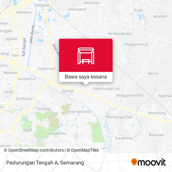 Peta Pedurungan Tengah A