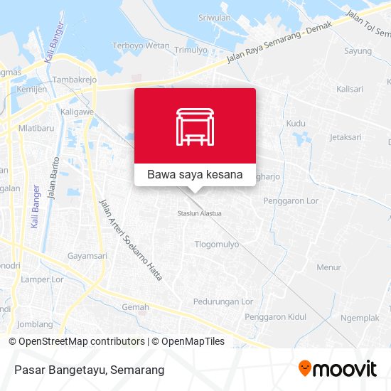 Peta Pasar Bangetayu