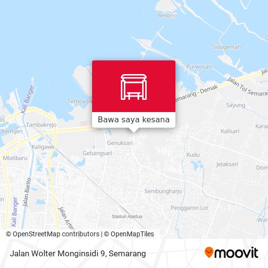 Peta Jalan Wolter Monginsidi 9