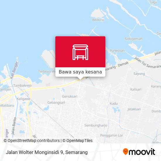 Peta Jalan Wolter Monginsidi 9