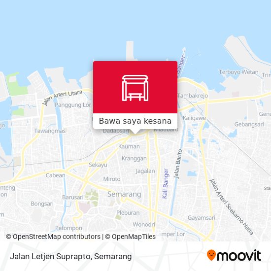 Peta Jalan Letjen Suprapto