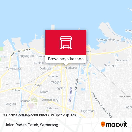 Peta Jalan Raden Patah