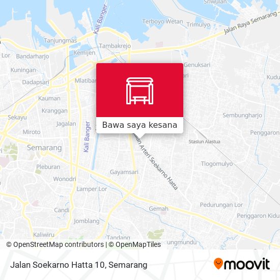 Peta Jalan Soekarno Hatta 10