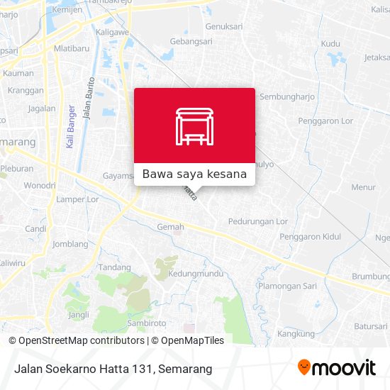 Peta Jalan Soekarno Hatta 131