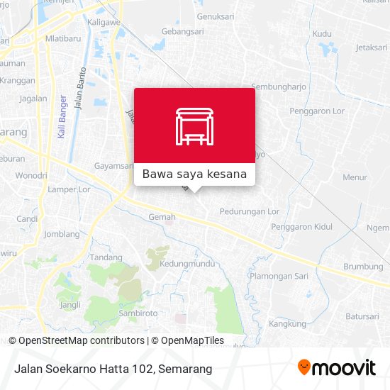Peta Jalan Soekarno Hatta 102