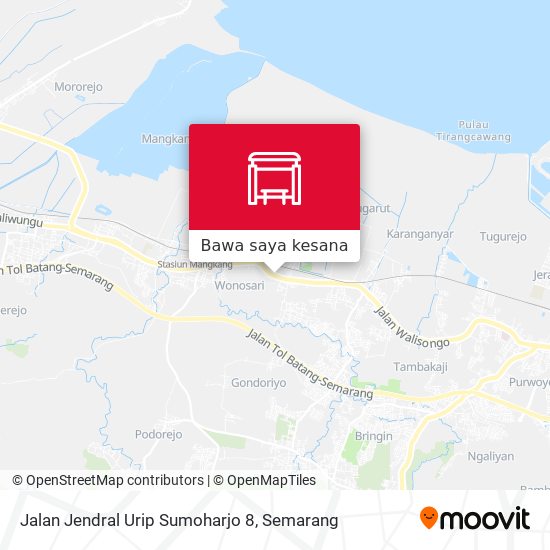 Peta Jalan Jendral Urip Sumoharjo 8