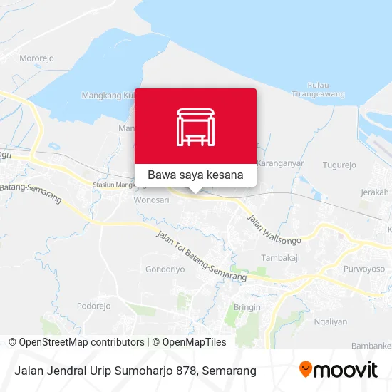 Peta Jalan Jendral Urip Sumoharjo 878