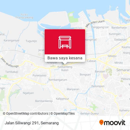 Peta Jalan Siliwangi 291
