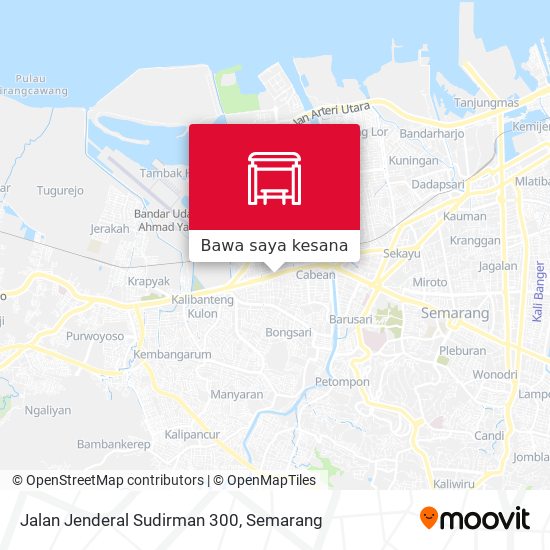 Peta Jalan Jenderal Sudirman 300