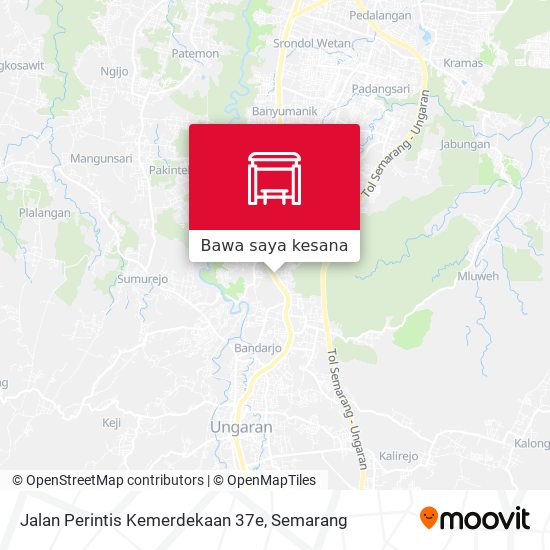 Peta Jalan Perintis Kemerdekaan 37e