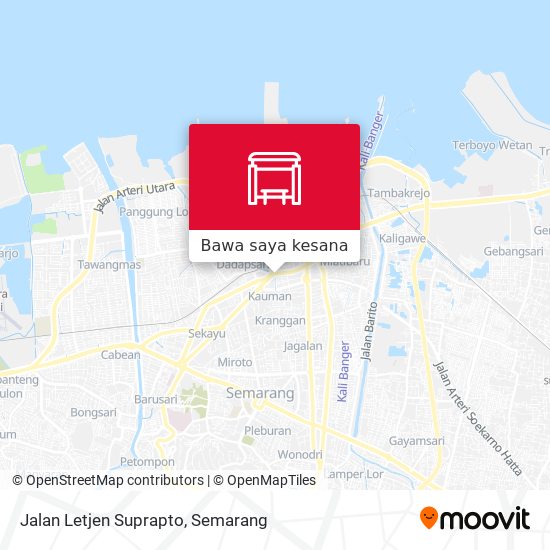 Peta Jalan Letjen Suprapto