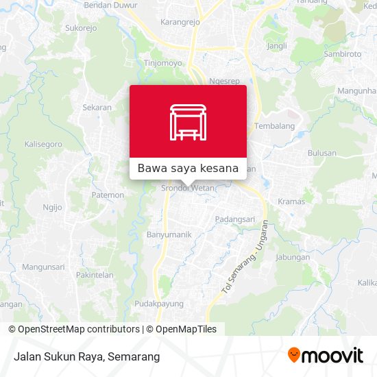 Peta Jalan Sukun Raya