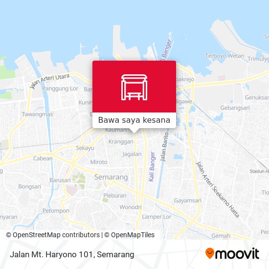 Peta Jalan Mt. Haryono 101