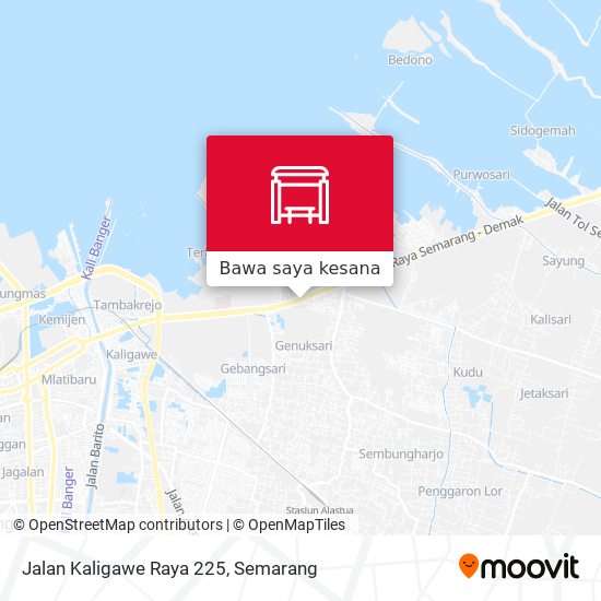 Peta Jalan Kaligawe Raya 225