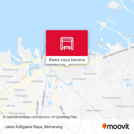 Peta Jalan Kaligawe Raya