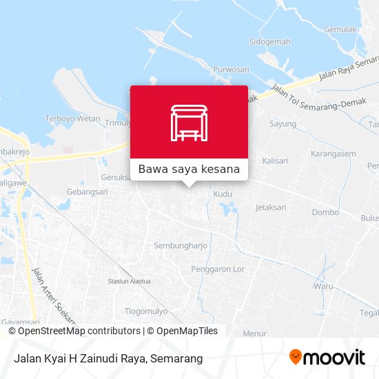 Peta Jalan Kyai H Zainudi Raya