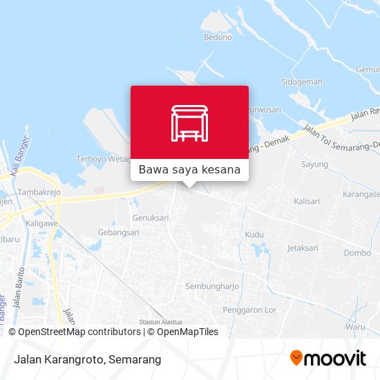 Peta Jalan Karangroto