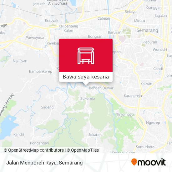 Peta Jalan Menporeh Raya