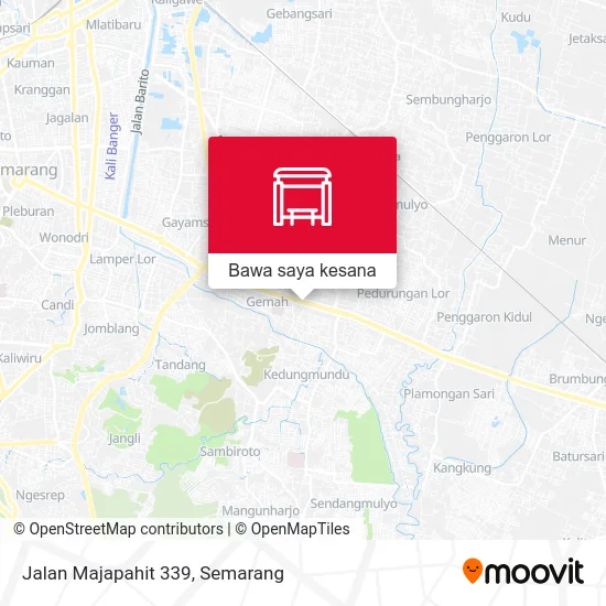 Peta Jalan Majapahit 339