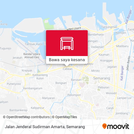 Peta Jalan Jenderal Sudirman Amarta