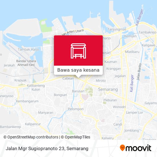 Peta Jalan Mgr Sugiopranoto 23