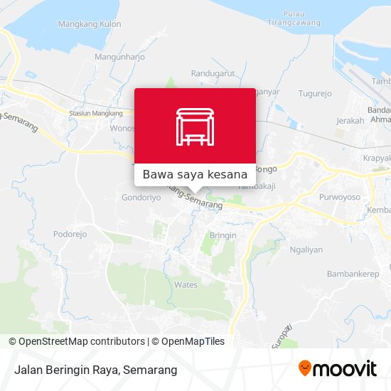 Peta Jalan Beringin Raya