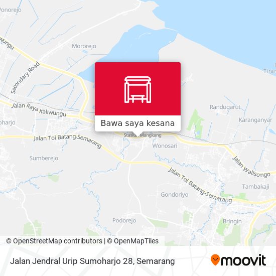 Peta Jalan Jendral Urip Sumoharjo 28