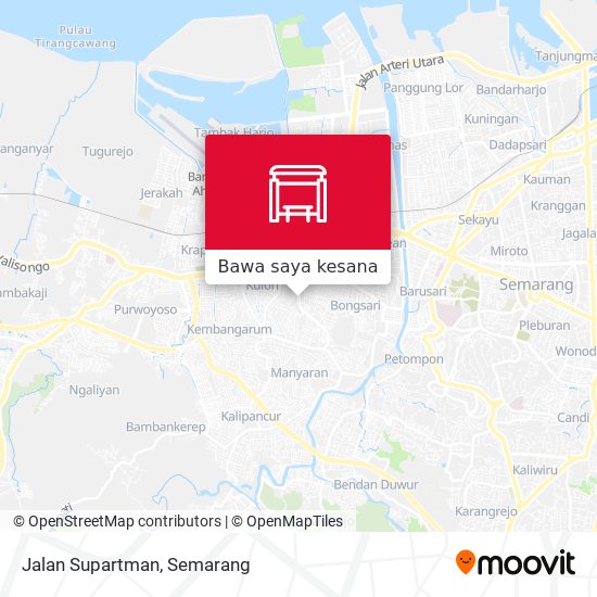 Peta Jalan Supartman