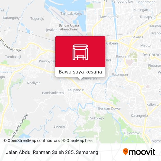 Peta Jalan Abdul Rahman Saleh 285