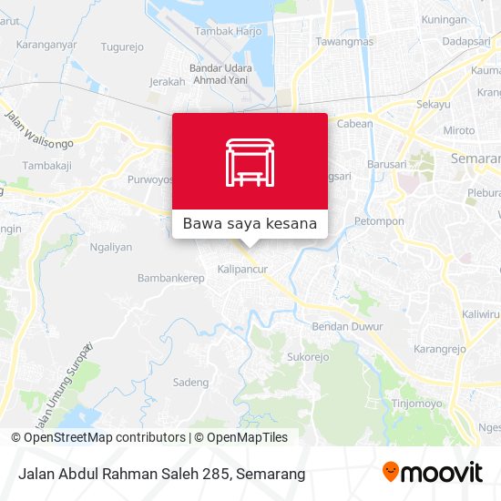 Peta Jalan Abdul Rahman Saleh 285