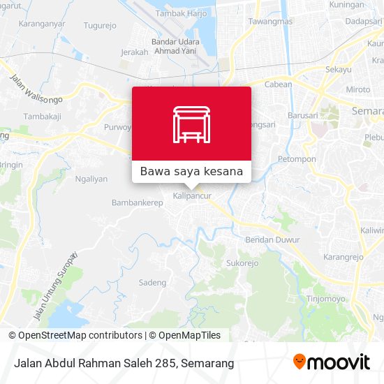 Peta Jalan Abdul Rahman Saleh 285