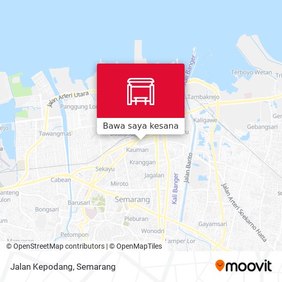 Peta Jalan Kepodang