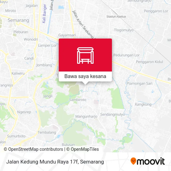 Peta Jalan Kedung Mundu Raya 17f