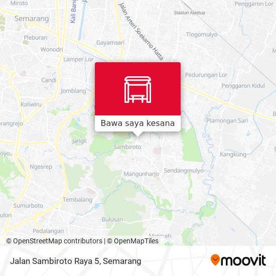Peta Jalan Sambiroto Raya 5