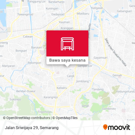 Peta Jalan Sriwijaya 29