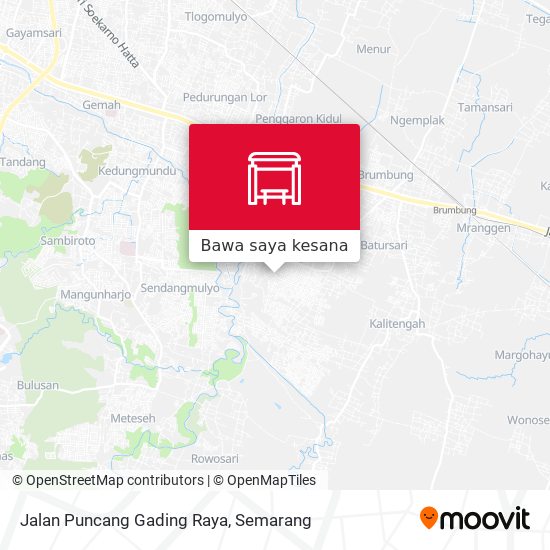 Peta Jalan Puncang Gading Raya