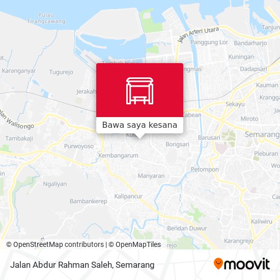 Peta Jalan Abdur Rahman Saleh