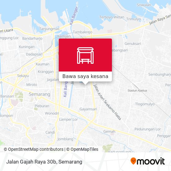 Peta Jalan Gajah Raya 30b