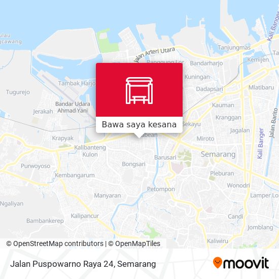 Peta Jalan Puspowarno Raya 24