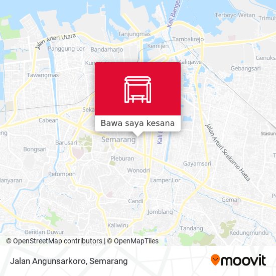 Peta Jalan Angunsarkoro