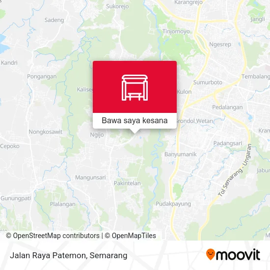 Peta Jalan Raya Patemon