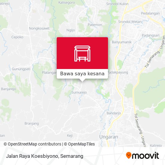 Peta Jalan Raya Koesbiyono